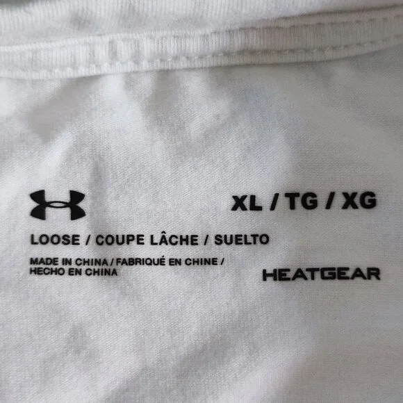 Under Armour " show your power" tank top white pink woman's size XL - Picture 4 of 10